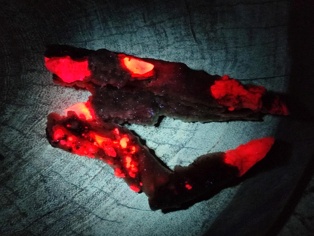 Natural Spearhead Calcite Crystal Specimens x 12 From Albert's Mountain, Lesotho