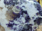 Polished One Side Lithium Silver Leaf Lepidolite Specimens x 6 From Zimbabwe