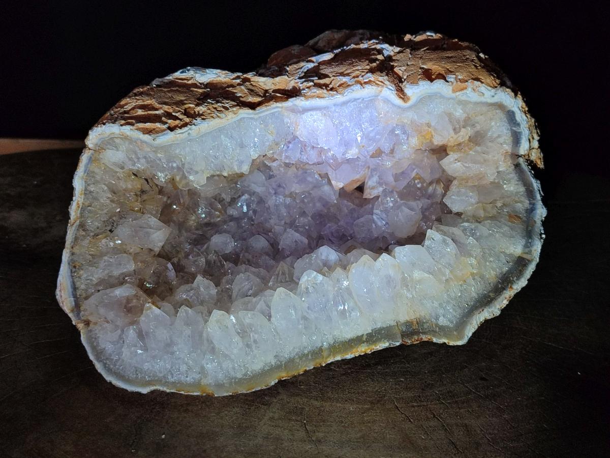 Natural XL Agate Amethyst Geode x 1 From Maintirano, Madagascar - Toprock Gemstones and Minerals 