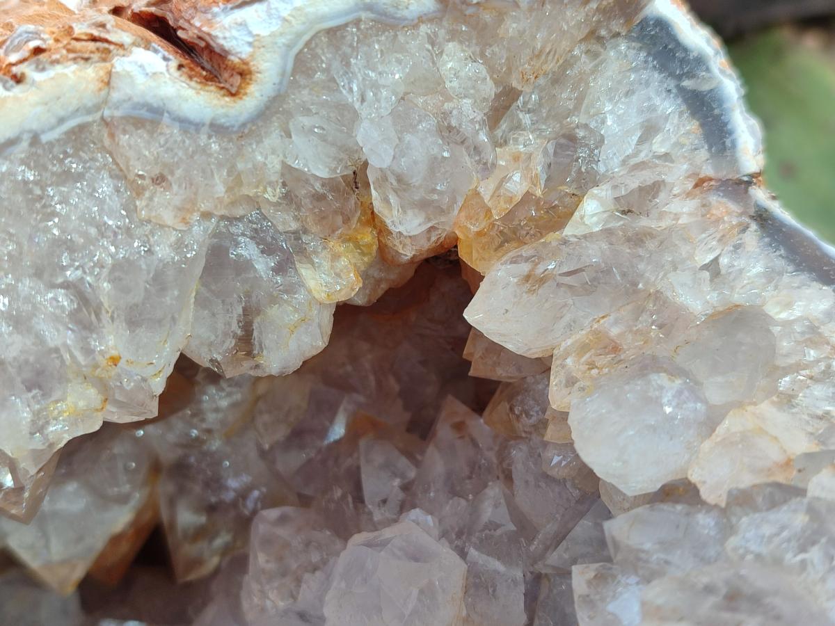 Natural XL Agate Amethyst Geode x 1 From Maintirano, Madagascar - Toprock Gemstones and Minerals 