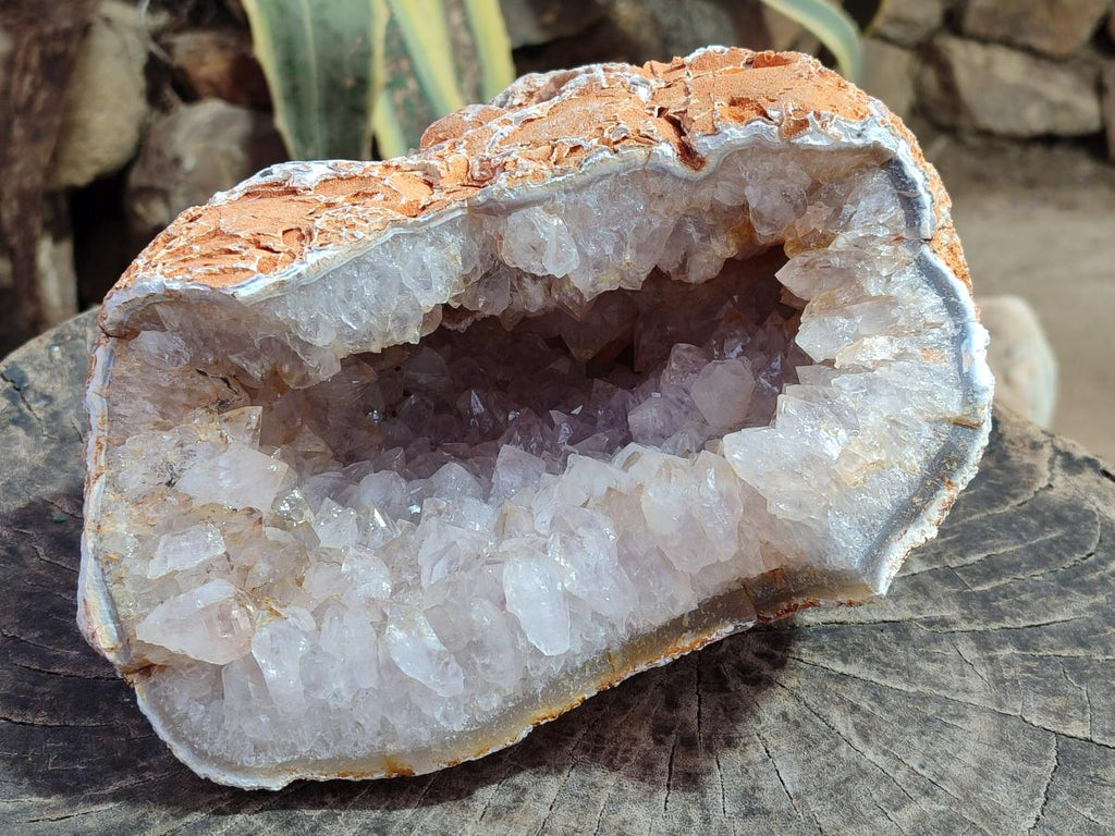 Natural XL Agate Amethyst Geode x 1 From Maintirano, Madagascar - Toprock Gemstones and Minerals 