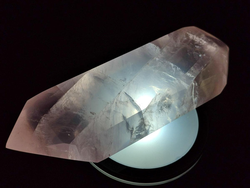 Polished Double Terminated Gemmy Rose Quartz Crystals x 4 From Madagascar - Toprock Gemstones and Minerals 
