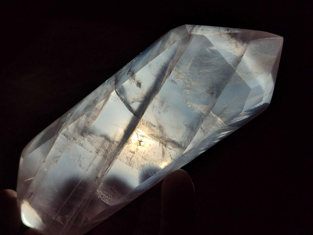 Polished Double Terminated Gemmy Rose Quartz Crystals x 4 From Madagascar - Toprock Gemstones and Minerals 