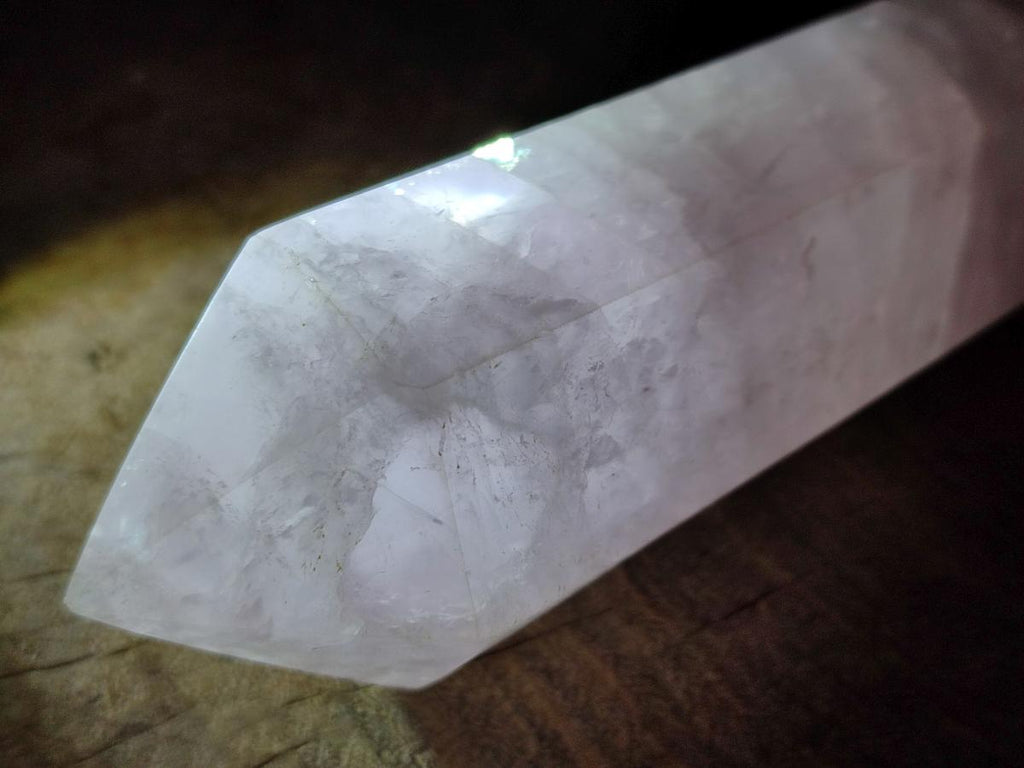 Polished Double Terminated Gemmy Rose Quartz Crystals x 4 From Madagascar - Toprock Gemstones and Minerals 