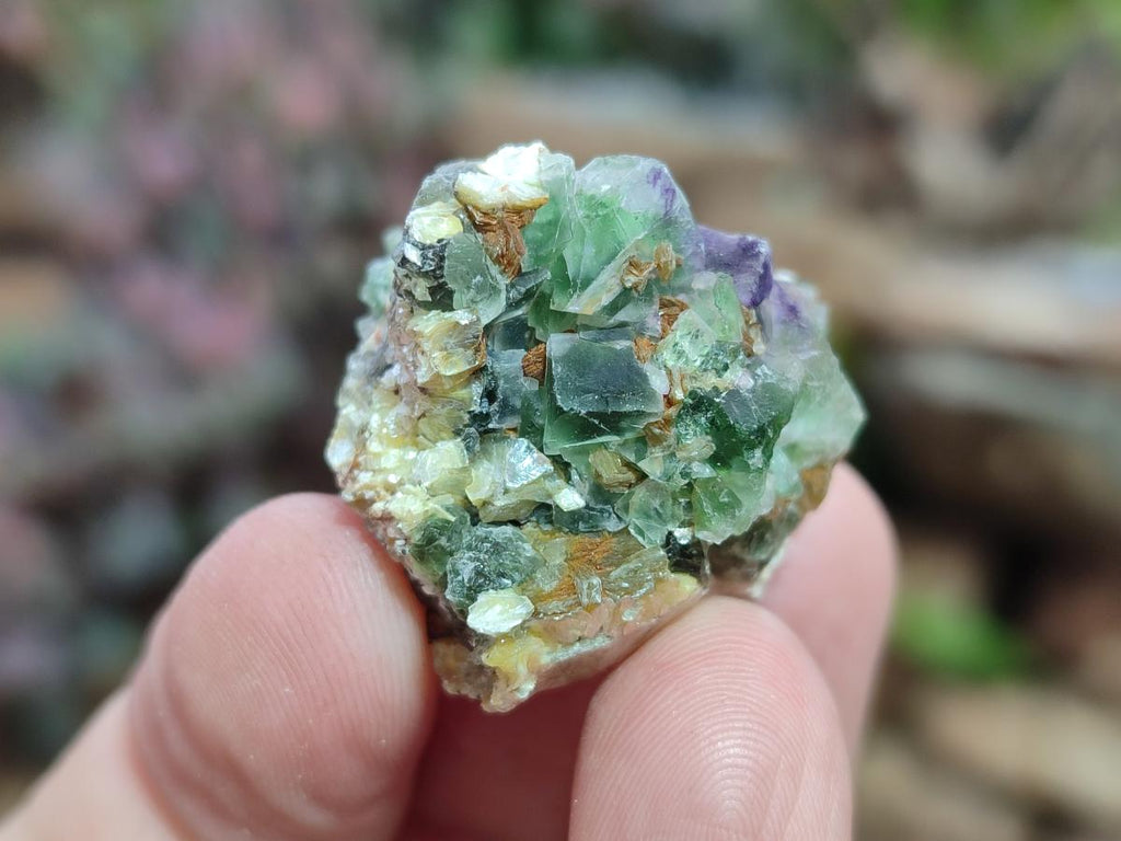 Natural Mix of Fluorite Specimens x 26 From Namibia - Toprock Gemstones and Minerals 
