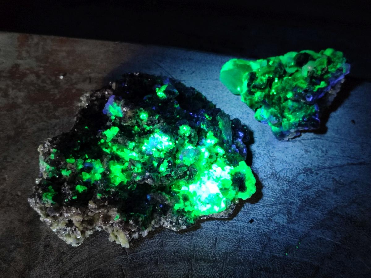 Natural Mix of Fluorite Specimens x 26 From Namibia - Toprock Gemstones and Minerals 