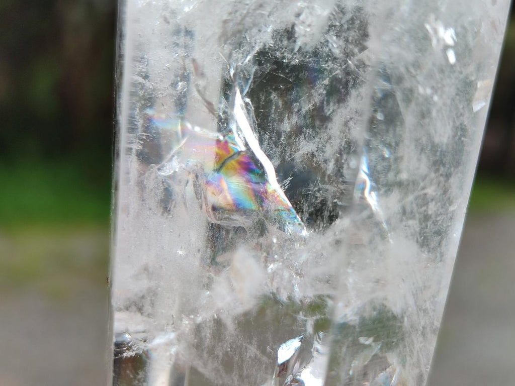 Polished Clear and Smokey Quartz Crystals x 6 From Madagascar - Toprock Gemstones and Minerals 