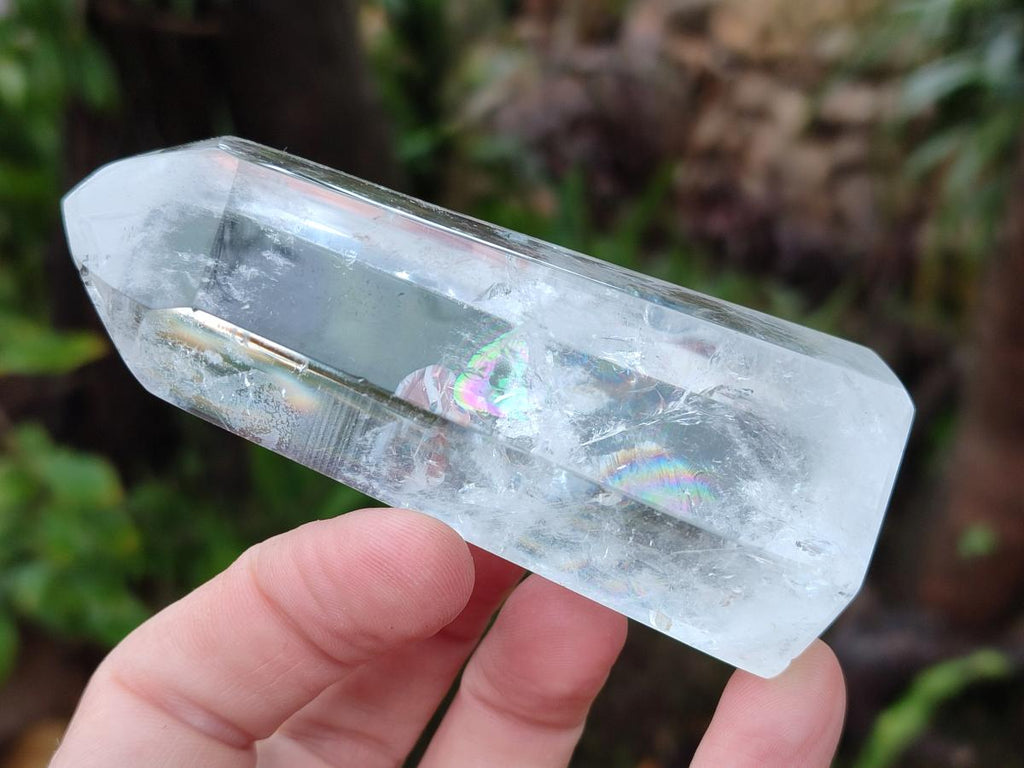 Polished Clear and Smokey Quartz Crystals x 6 From Madagascar - Toprock Gemstones and Minerals 