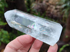 Polished Clear and Smokey Quartz Crystals x 6 From Madagascar - Toprock Gemstones and Minerals 