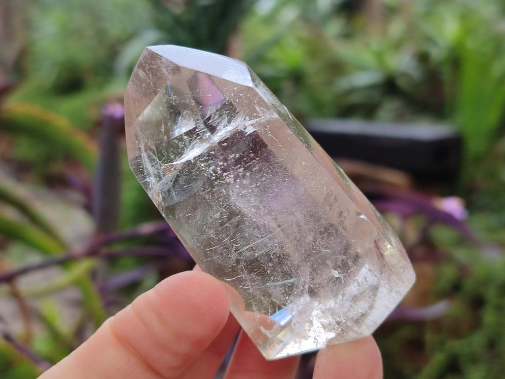Polished Clear and Smokey Quartz Crystals x 6 From Madagascar - Toprock Gemstones and Minerals 