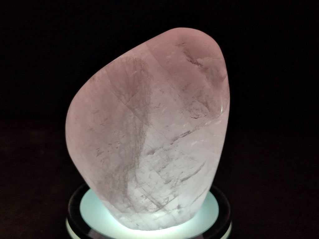 Polished Rose Quartz Standing Display Pieces x 6 From Zimbabwe - Toprock Gemstones and Minerals 