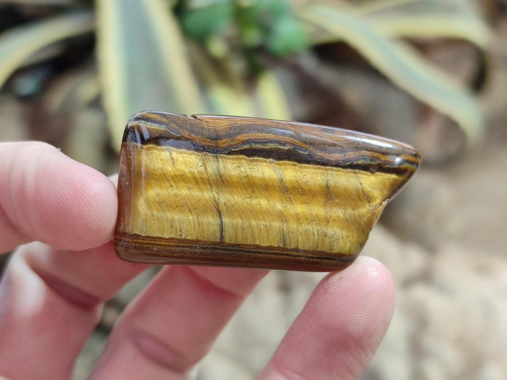 Polished Golden Tigers Eye Free Forms x 70 From Prieska, South Africa - Toprock Gemstones and Minerals 