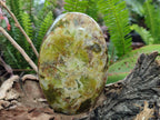 Polished Green Opal Standing Display Pieces x 3 From Betroka, Madagascar - Toprock Gemstones and Minerals 
