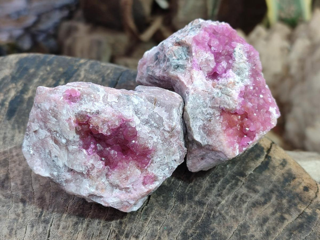 Natural Spherocobaltite Specimens x 6 From Mashamba West Mine, Congo - Toprock Gemstones and Minerals 