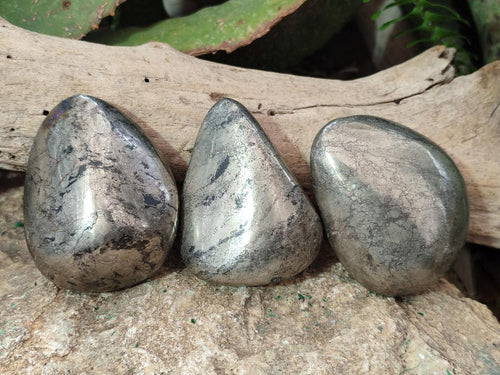 Polished Basalt Pharaoh Stone Free Forms x 6 From Iron Duke Mine, Zimbabwe - Toprock Gemstones and Minerals 
