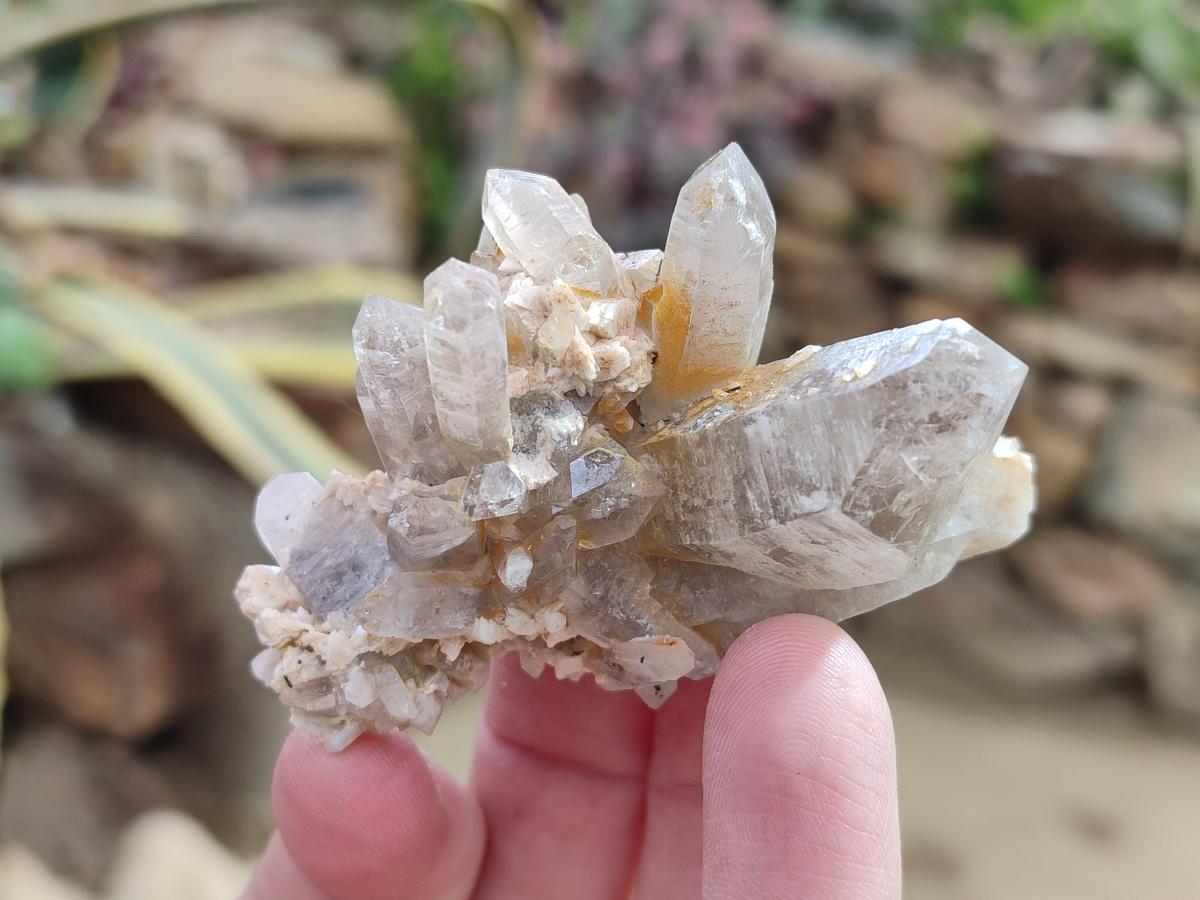Natural Smokey Quartz Crystals and Clusters with Associated Minerals x 18 From Erongo, Namibia - Toprock Gemstones and Minerals 