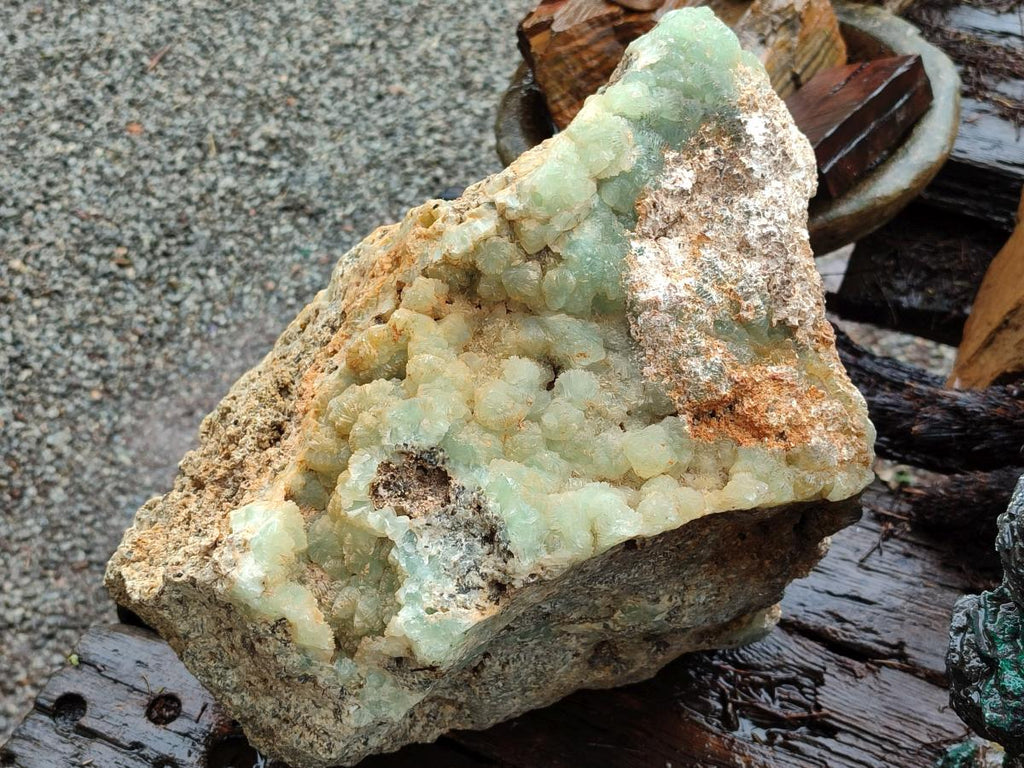 Natural XXL Green Prehnite Specimen x 1 From Viljoensdrift, Namibia - Toprock Gemstones and Minerals 