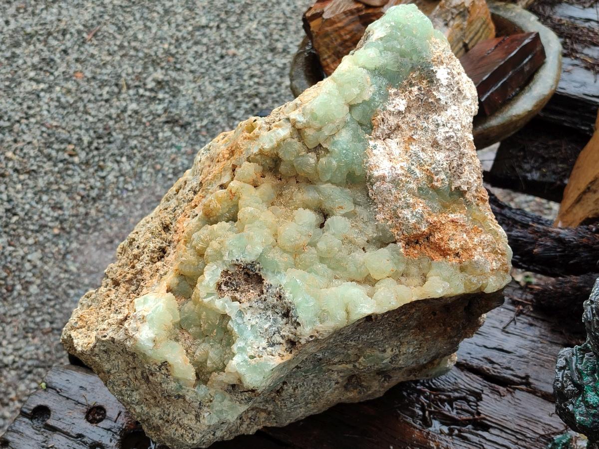 Natural XXL Green Prehnite Specimen x 1 From Viljoensdrift, Namibia - Toprock Gemstones and Minerals 