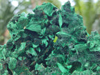 Natural Silky Malachite Specimens x 2 From Kasompe, Congo - Toprock Gemstones and Minerals 