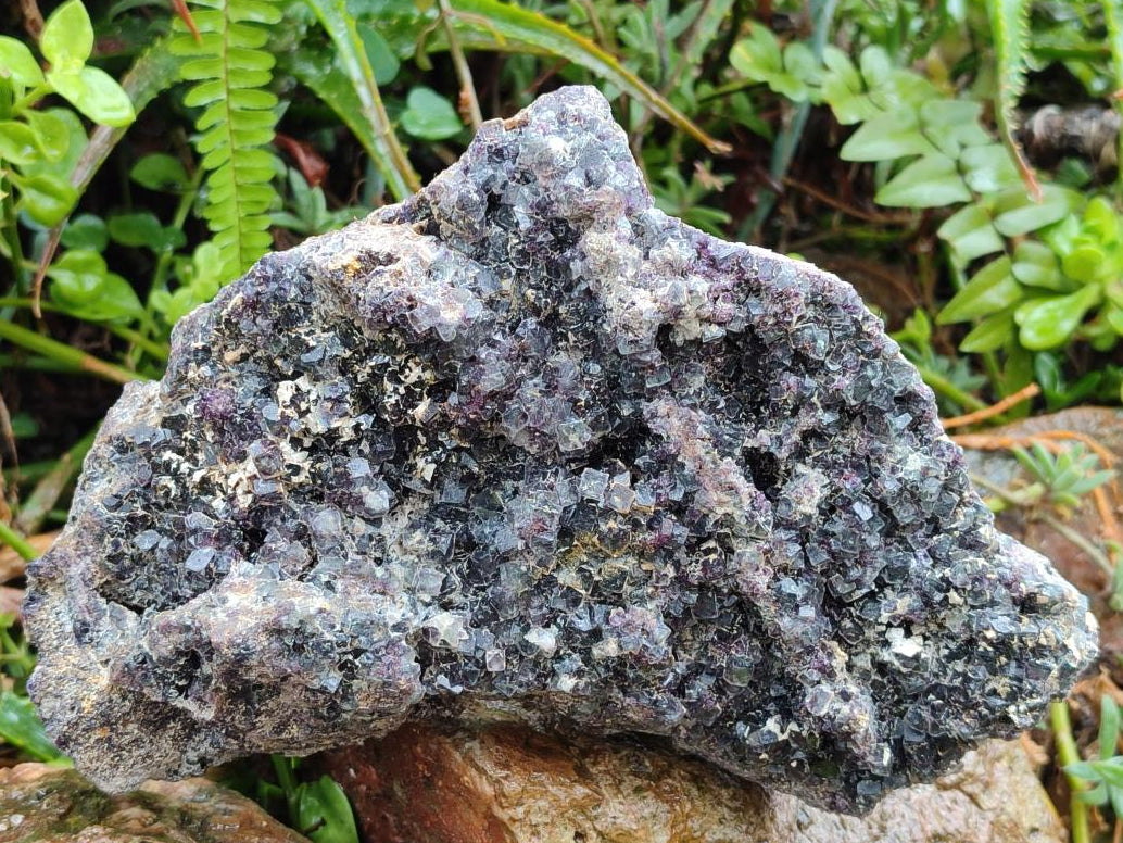 Natural Large Green-Blue Cubic Fluorite Specimen x 1 From Erongo, Namibia - Toprock Gemstones and Minerals 