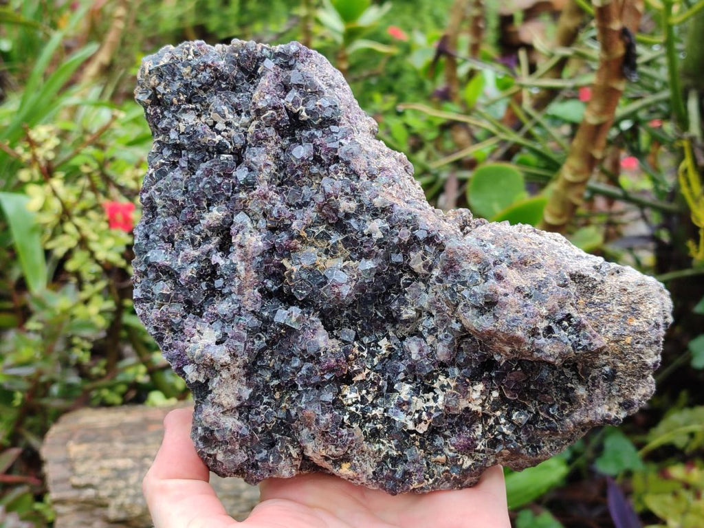 Natural Large Green-Blue Cubic Fluorite Specimen x 1 From Erongo, Namibia - Toprock Gemstones and Minerals 