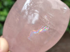Polished Gemmy Rose Quartz Standing Display Pieces x 7 From Madagascar - Toprock Gemstones and Minerals 