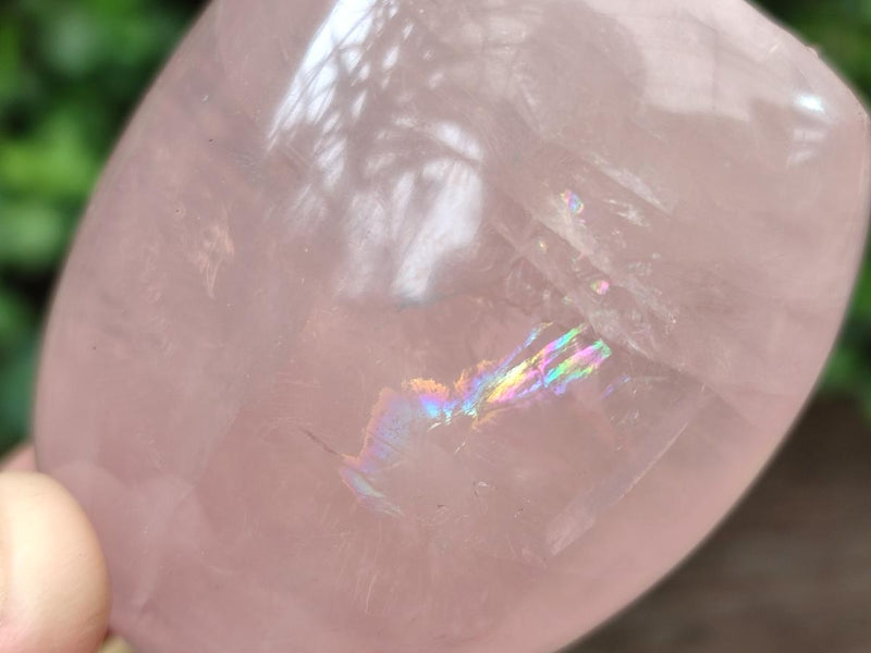 Polished Gemmy Rose Quartz Standing Display Pieces x 7 From Madagascar - Toprock Gemstones and Minerals 