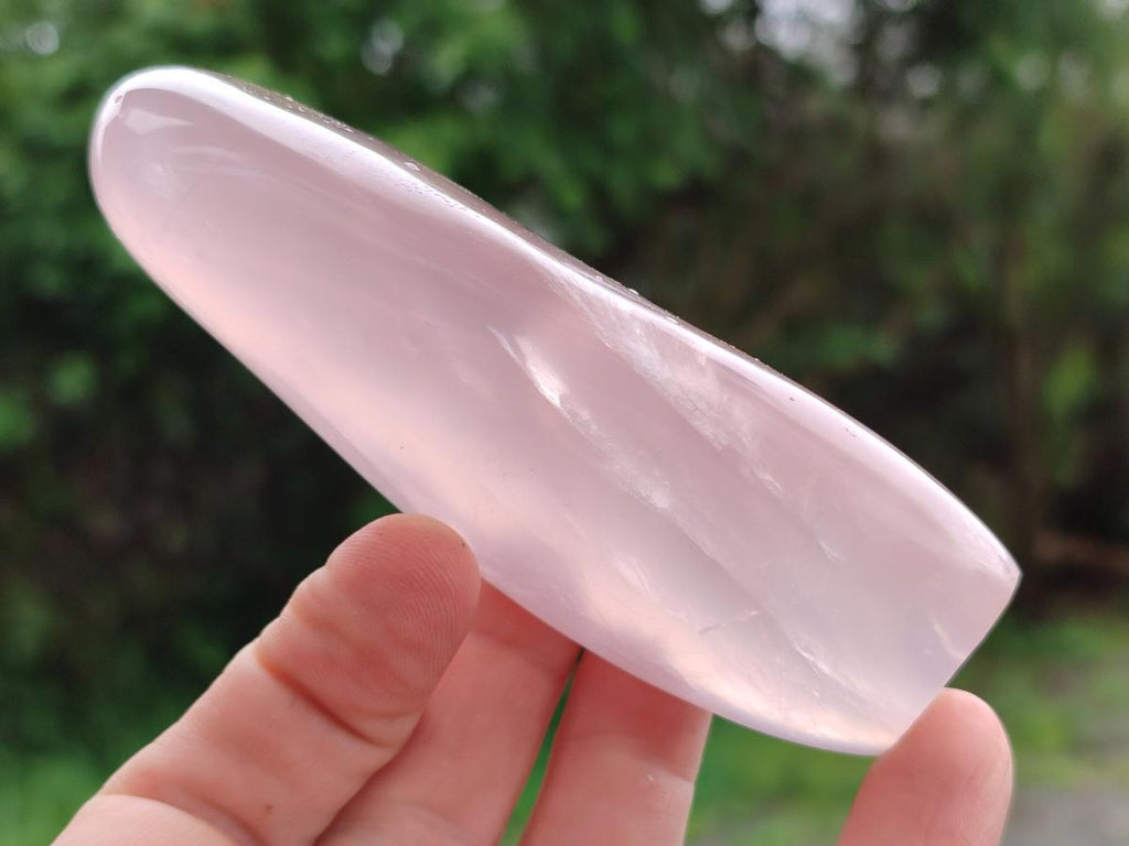 Polished Gemmy Rose Quartz Standing Display Pieces x 7 From Madagascar - Toprock Gemstones and Minerals 