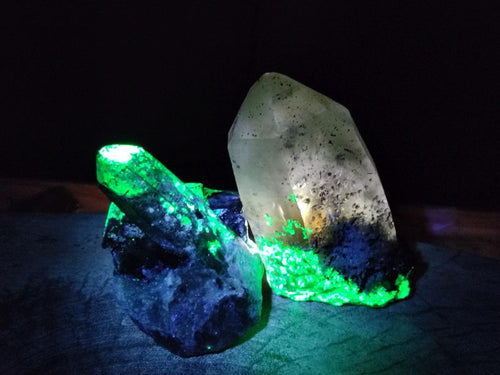 Natural Smokey Quartz Specimens with Associated Minerals x 4 From Erongo, Namibia - Toprock Gemstones and Minerals 
