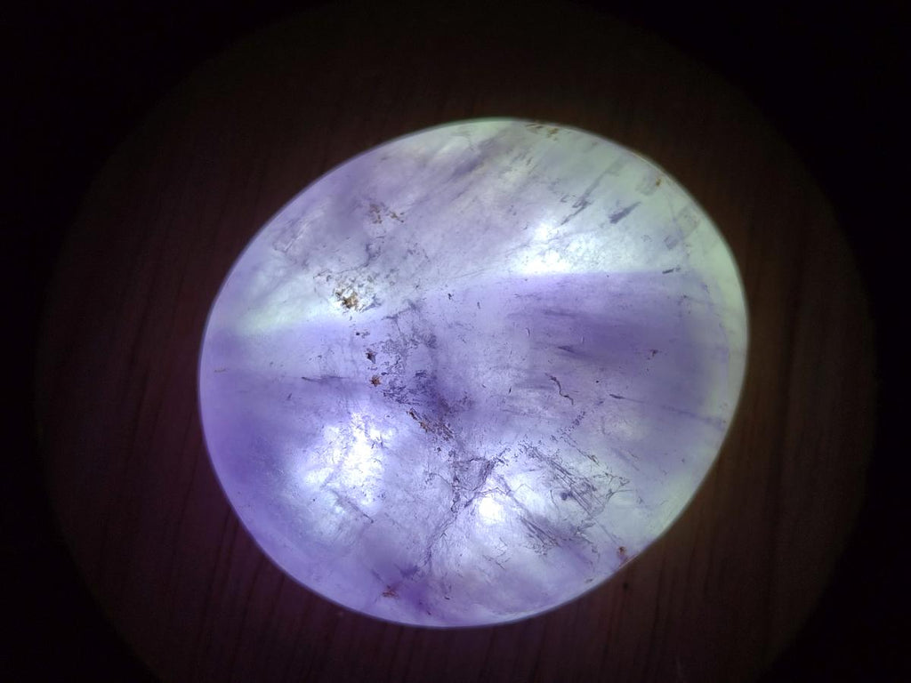 Polished Chevron Amethyst Galets x 20 From Madagascar - Toprock Gemstones and Minerals 