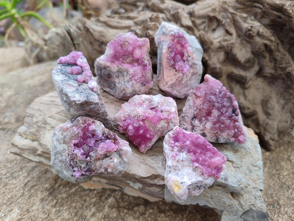 Natural Spherocobaltite Specimens x 35 From Mashamba West Mine, Congo - Toprock Gemstones and Minerals 