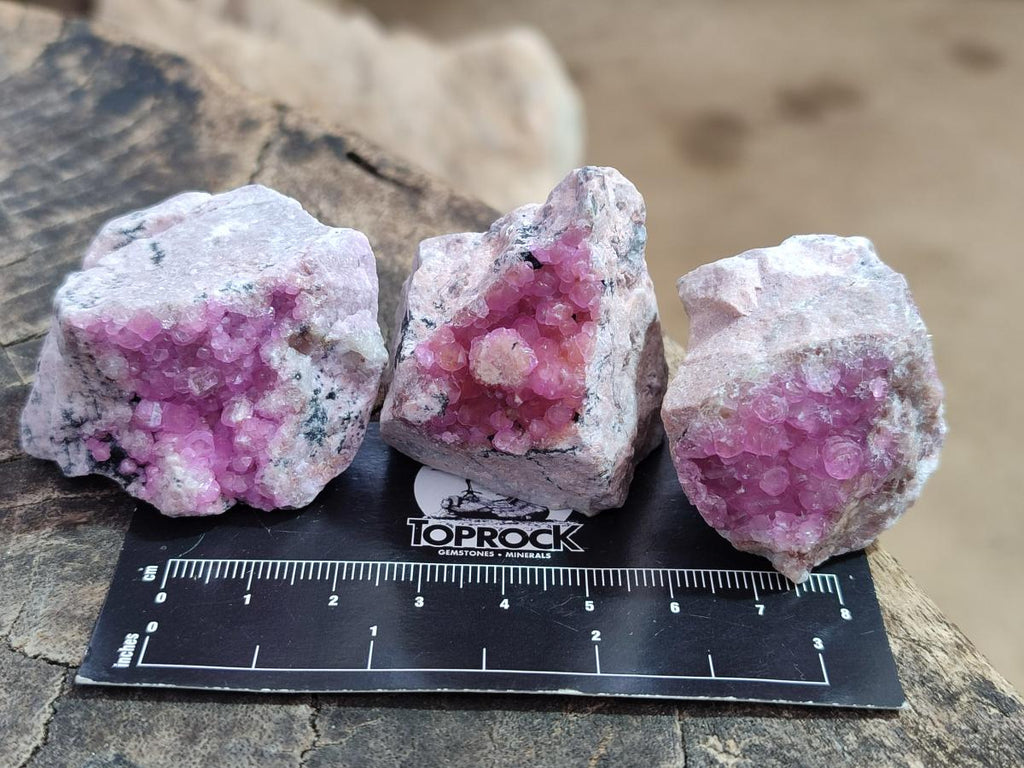Natural Spherocobaltite Specimens x 35 From Mashamba West Mine, Congo - Toprock Gemstones and Minerals 