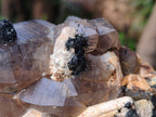 Natural Large Smokey Quartz Cluster with Associated Minerals x 1 From Erongo, Namibia - Toprock Gemstones and Minerals 