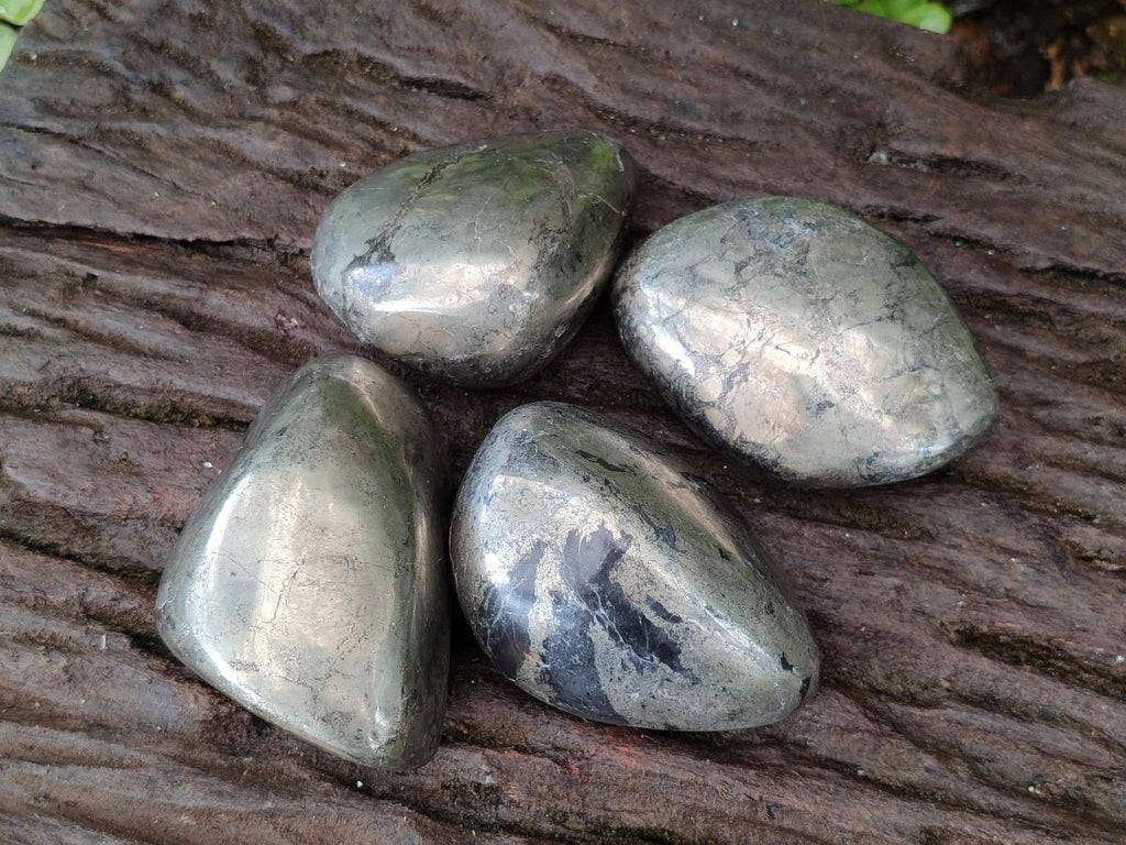 Polished Basalt Pharaoh Stone Free Forms x 4 From Iron Duke Mine, Zimbabwe - Toprock Gemstones and Minerals 