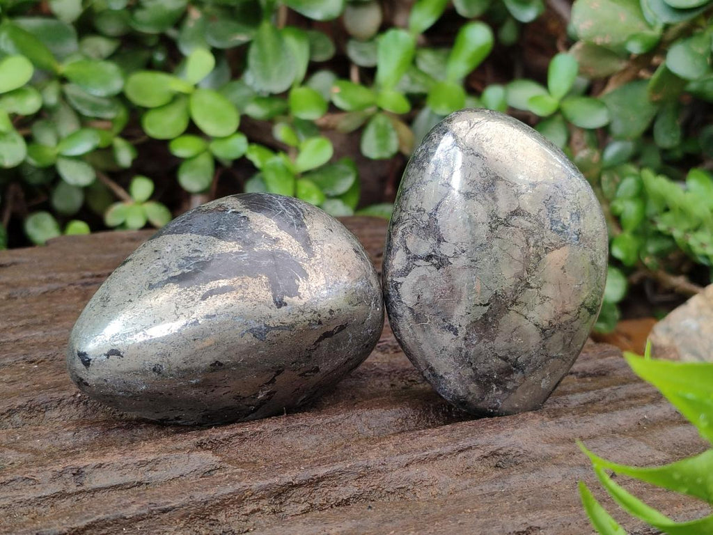 Polished Basalt Pharaoh Stone Free Forms x 4 From Iron Duke Mine, Zimbabwe - Toprock Gemstones and Minerals 