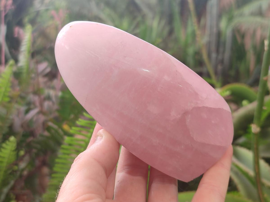 Polished Rose Quartz Standing Display Pieces x 6 From Zimbabwe - Toprock Gemstones and Minerals 