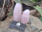 Polished Rose Quartz Standing Display Pieces x 6 From Zimbabwe - Toprock Gemstones and Minerals 