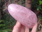 Polished Rose Quartz Standing Display Pieces x 6 From Zimbabwe - Toprock Gemstones and Minerals 