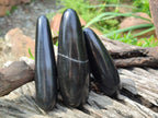 Polished Black Basalt Massage Wands x 12 From Madagascar - Toprock Gemstones and Minerals 