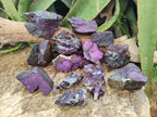 Natural Metallic Cobbed Purpurite Specimens x 13 From Erongo, Namibia - Toprock Gemstones and Minerals 