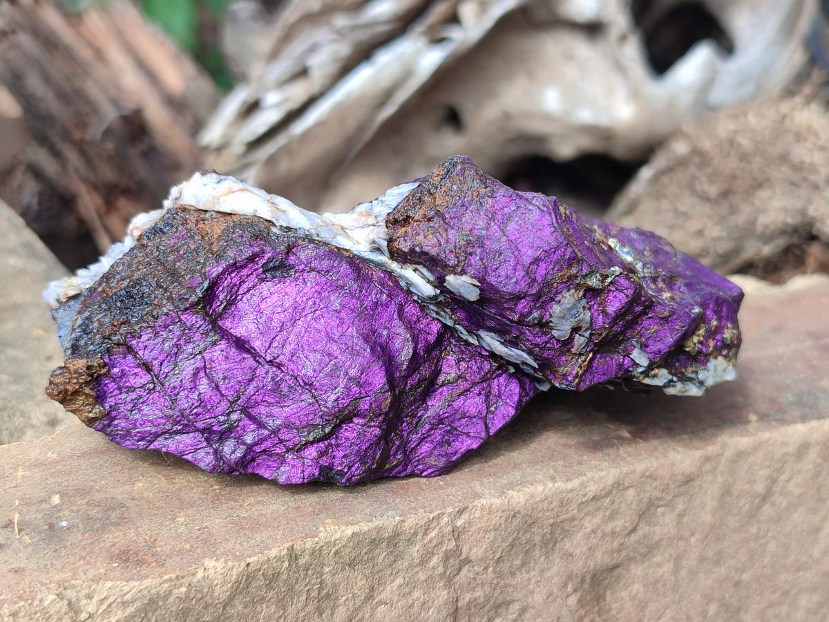 Natural Metallic Cobbed Purpurite Specimens x 13 From Erongo, Namibia - Toprock Gemstones and Minerals 