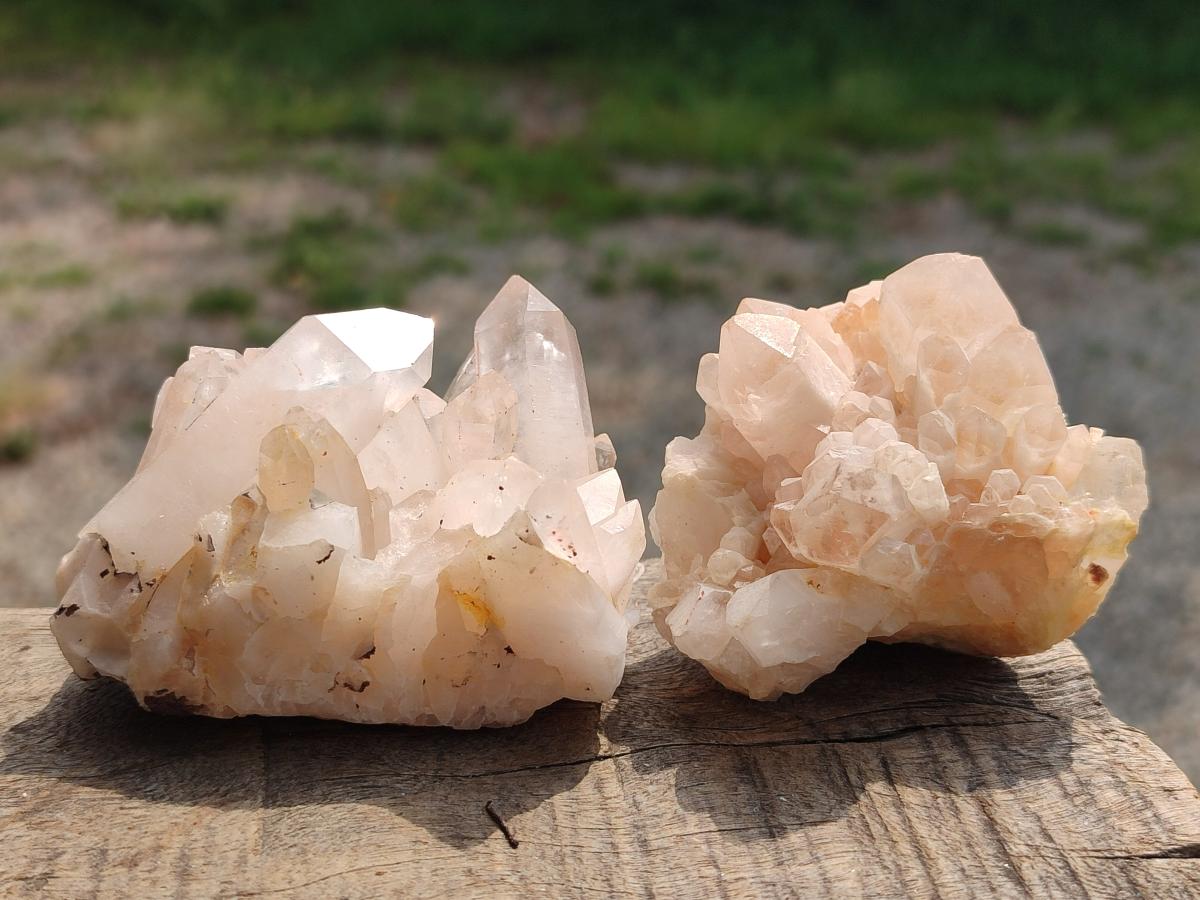 Natural Mix of Malagasy Quartz Clusters x 12 From Madagascar - Toprock Gemstones and Minerals 