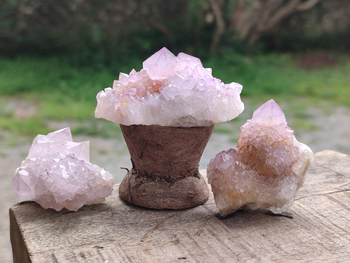Natural Spirit Amethyst Crystals x 24 From Boekenhouthoek, South Africa - Toprock Gemstones and Minerals 