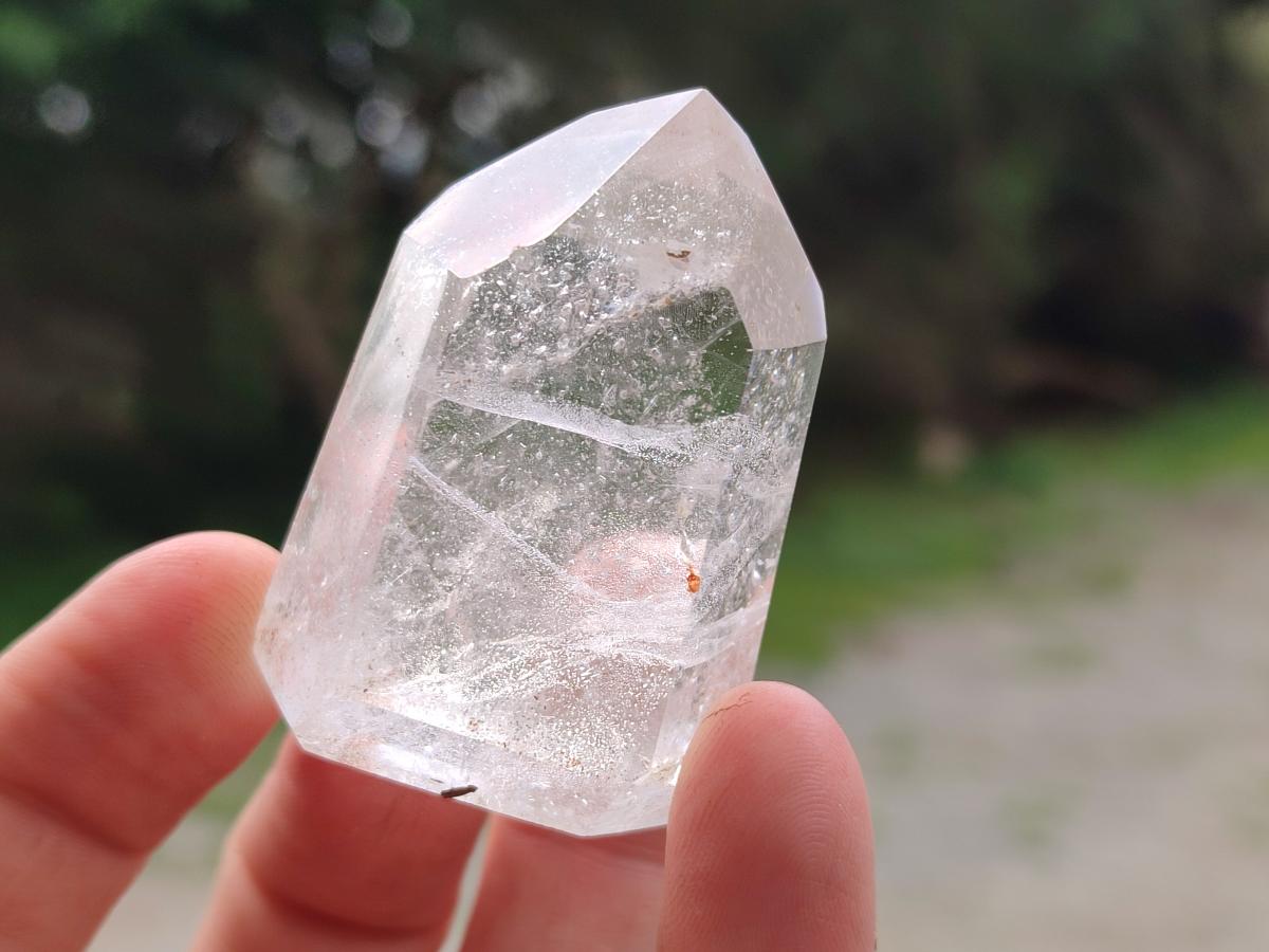 Polished Clear Quartz Crystals x 12 From Madagascar - Toprock Gemstones and Minerals 