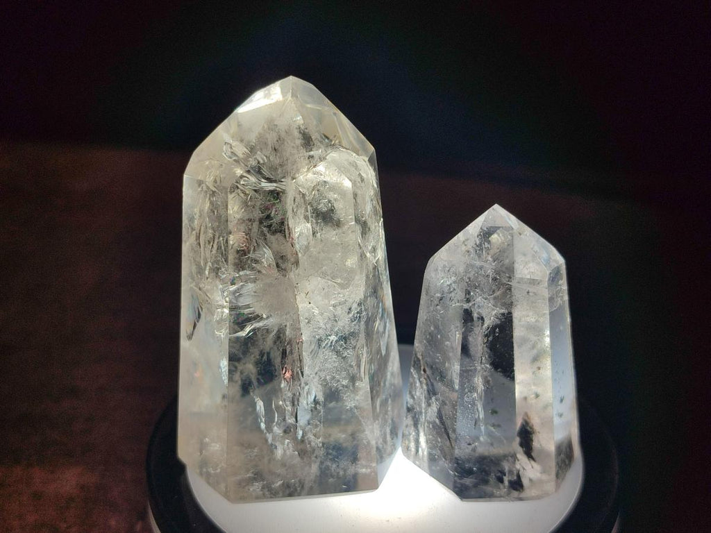 Polished Clear Quartz Crystals x 12 From Madagascar - Toprock Gemstones and Minerals 