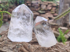 Polished Clear Quartz Crystals x 12 From Madagascar - Toprock Gemstones and Minerals 