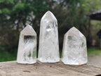 Polished Clear Quartz Crystals x 12 From Madagascar - Toprock Gemstones and Minerals 
