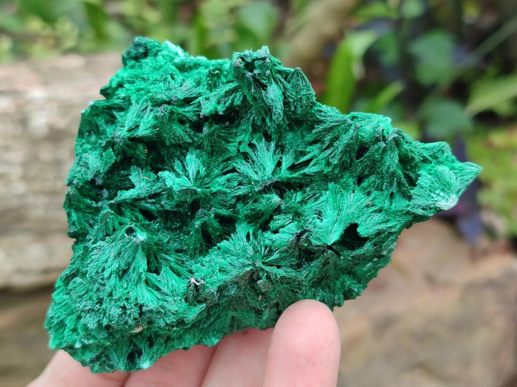 Natural Silky Malachite Specimens x 6 From Kasompe, Congo - Toprock Gemstones and Minerals 