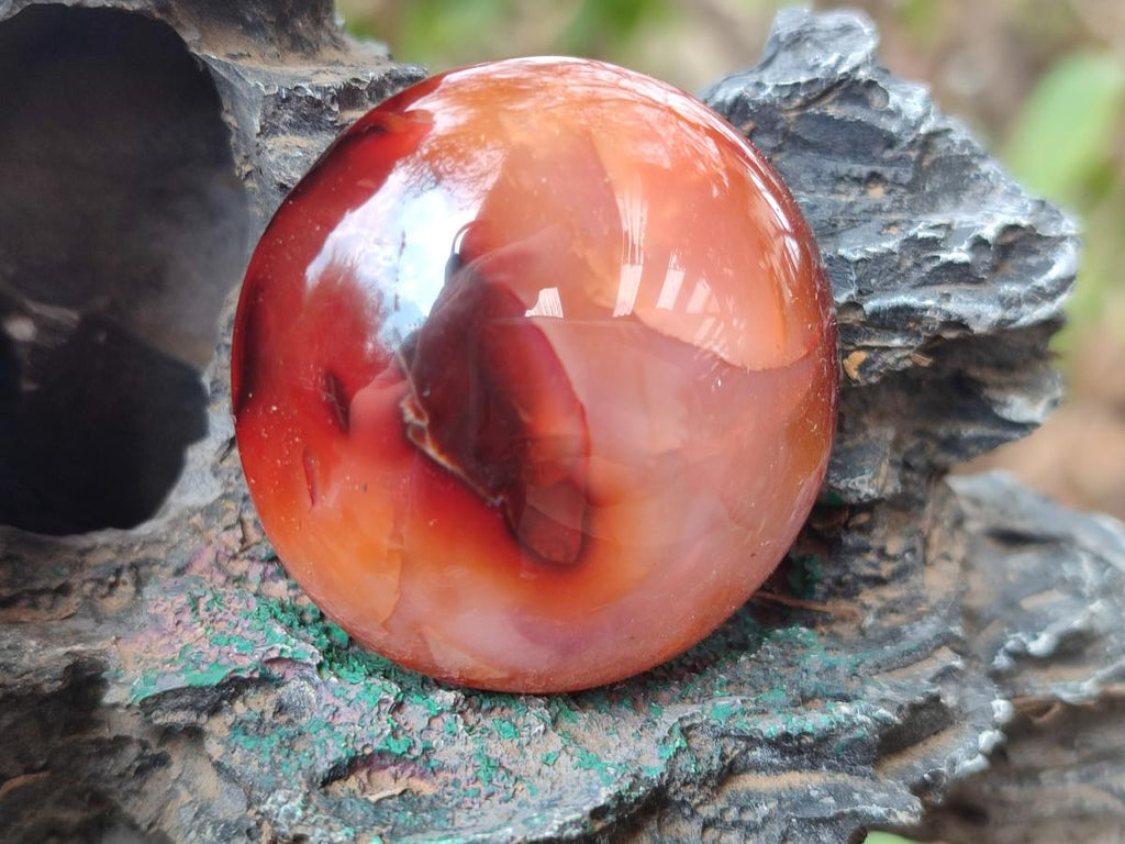 Polished Carnelian Agate Gemstone Galets x 20 From Madagascar - Toprock Gemstones and Minerals 