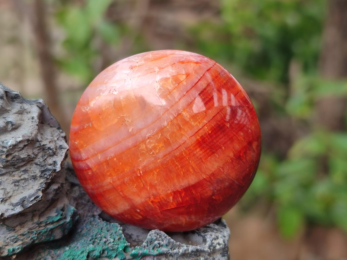 Polished Carnelian Agate Gemstone Galets x 20 From Madagascar - Toprock Gemstones and Minerals 